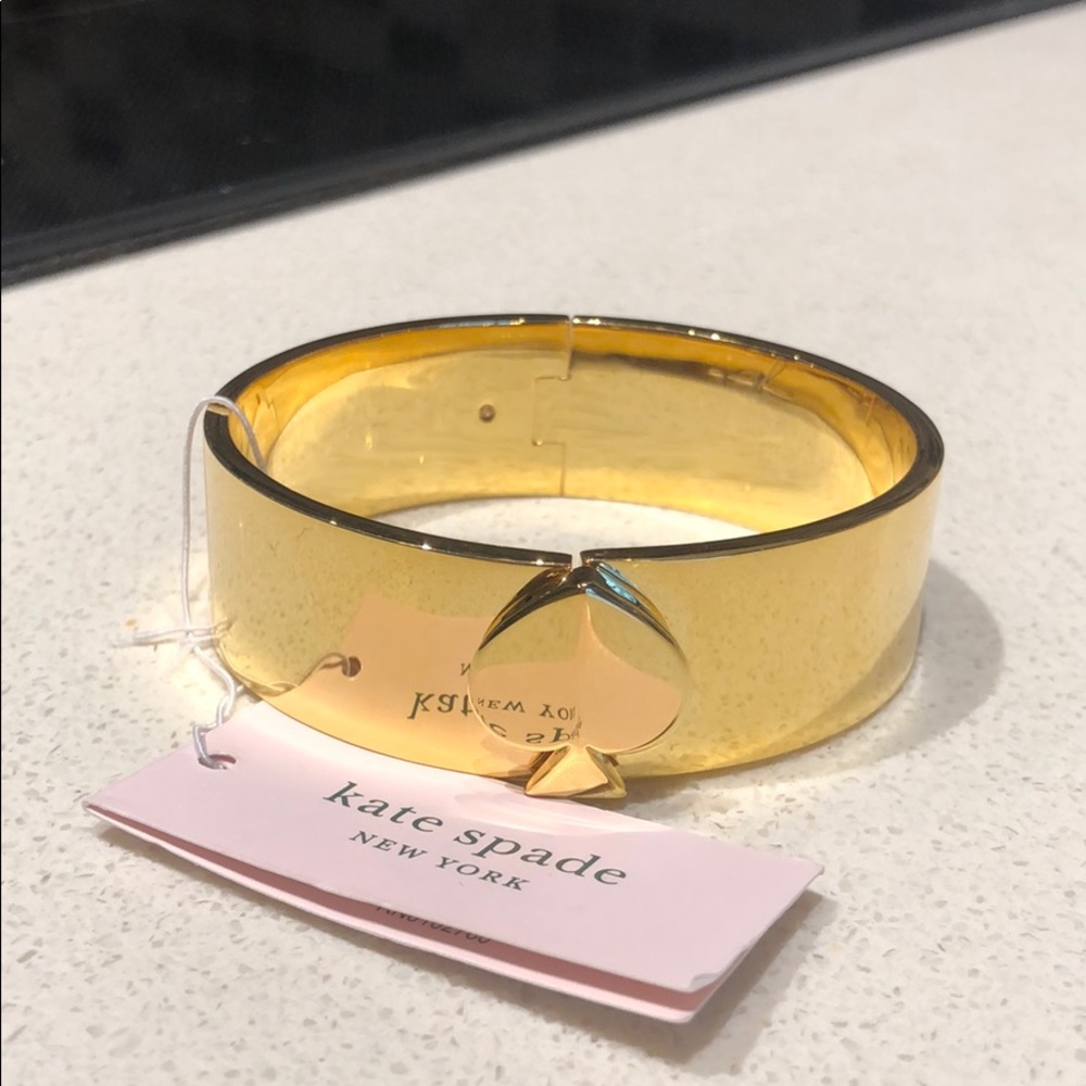 Kate Spade Thick Gold Spade Cuff